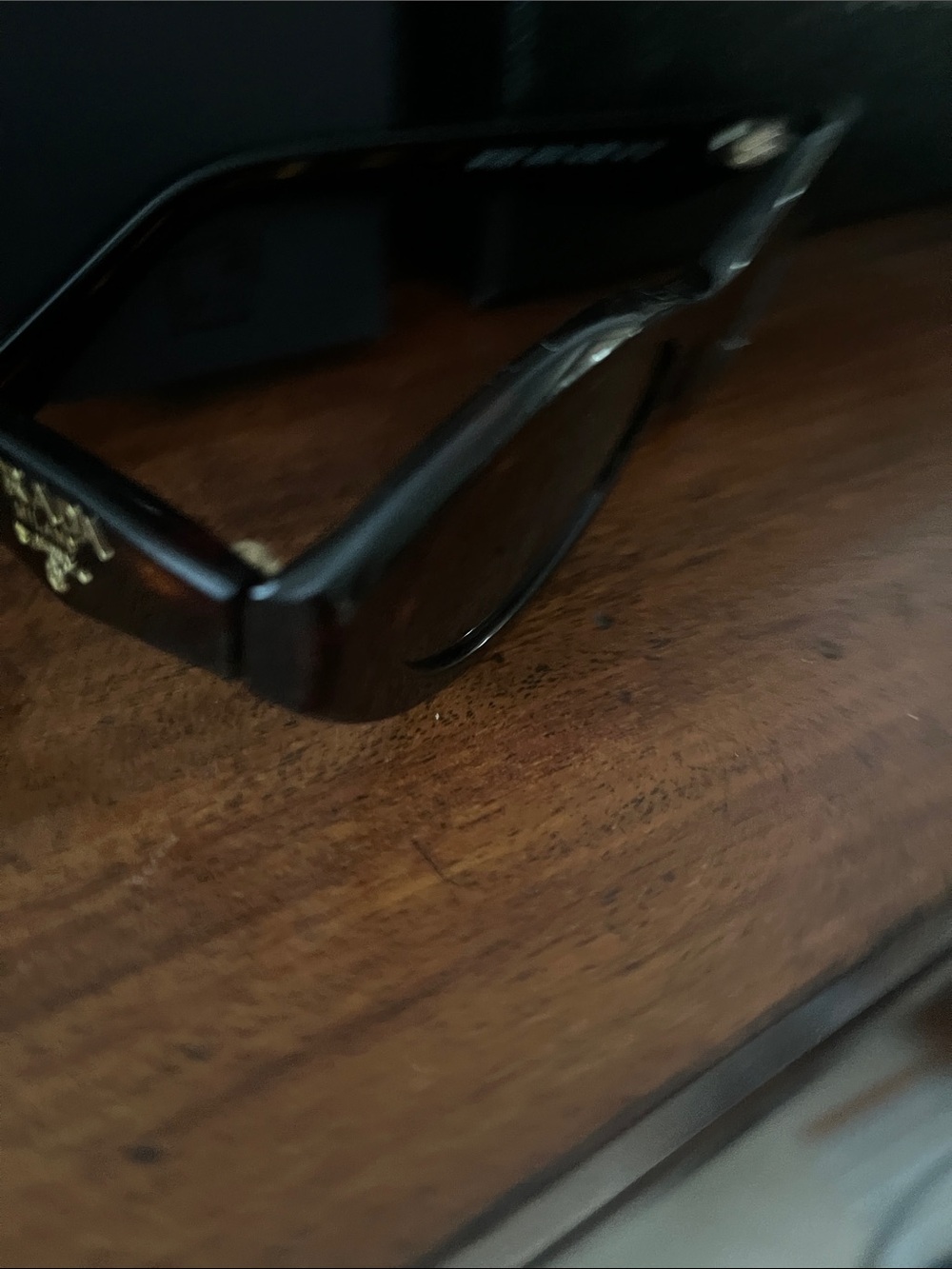Prada Brown Tortoiseshell Sunglasses with Black Logo Case - Picture 4 of 5